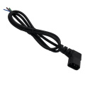 IEC C14 rechtwinkliges Netzkabel H05VV-F Kabel